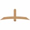 Ekena Millwork Bellingham Timber Gable Bracket, Western Red Cedar, 72"W x 27"H x 5 1/2"D x 5 1/2"F, 9/12 Pitch GBW072X27X0606BEL00SWR - alternate 1